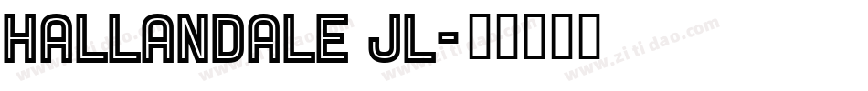 Hallandale JL字体转换
